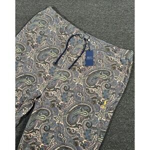 New Polo Ralph Lauren Sweatpants Men's 3XLT Pink All Over Paisley Print Preppy